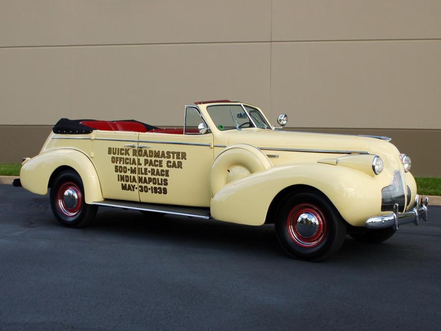 Buick Roadmaster Sport Phaeton Plain Back Indy 500 Pace Car '1939